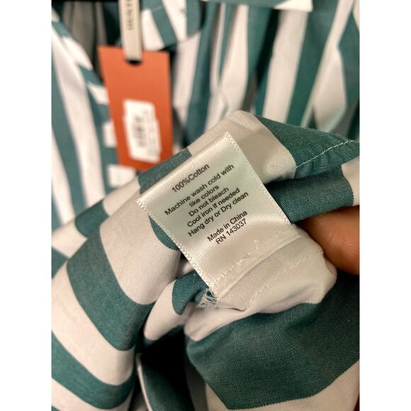 Hunter Bell Miles Stripe Shirt size S small - Picture 7 of 8